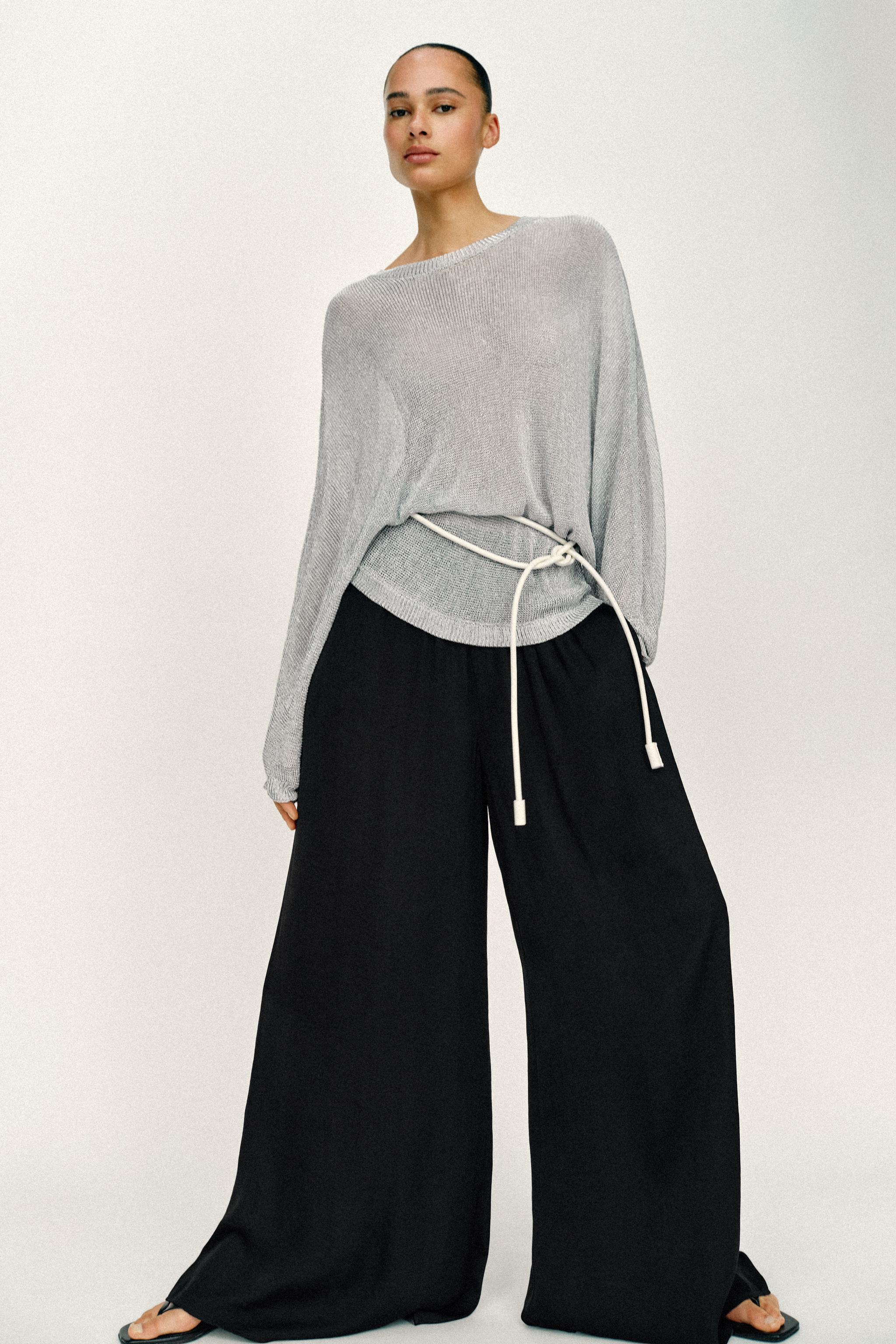 FLOWY WIDE LEG PANTS